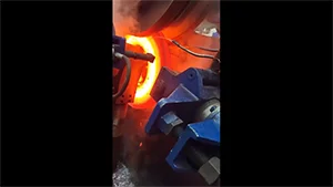 Vertical Ring Rolling Machine at Customer's Site