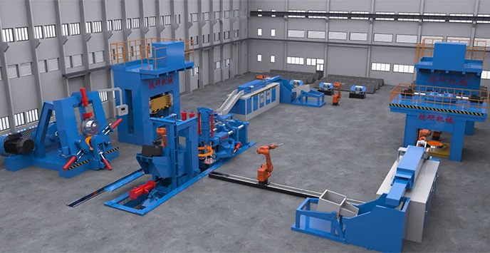 Automatic External Gear Ring Forging Line (with Orbital Forging Press)