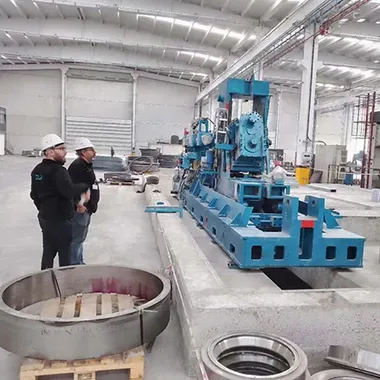 Turkish client purchased a D53KS radial-axial ring rolling machine